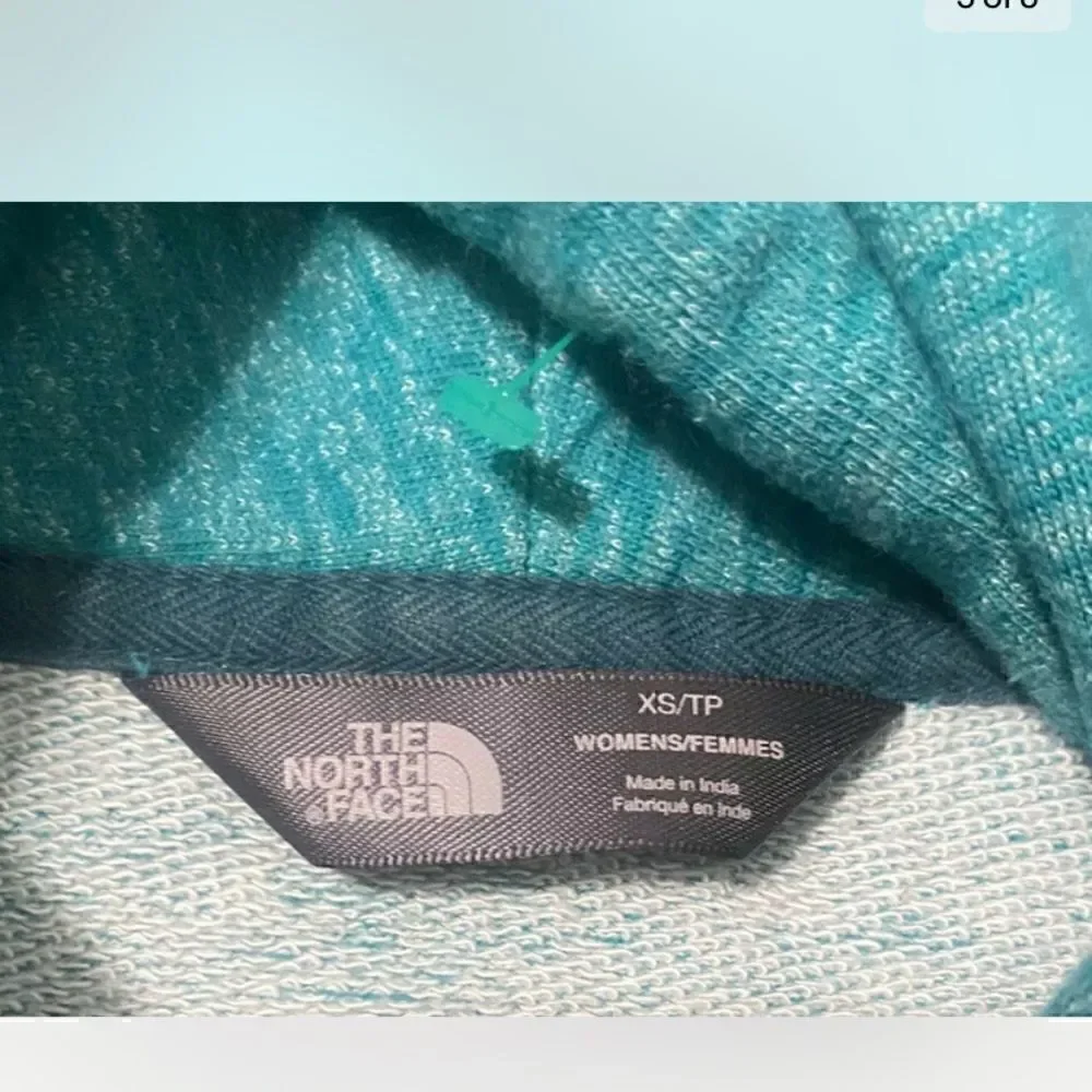 north face crossover wrap cardigan teal beautiful size xs
